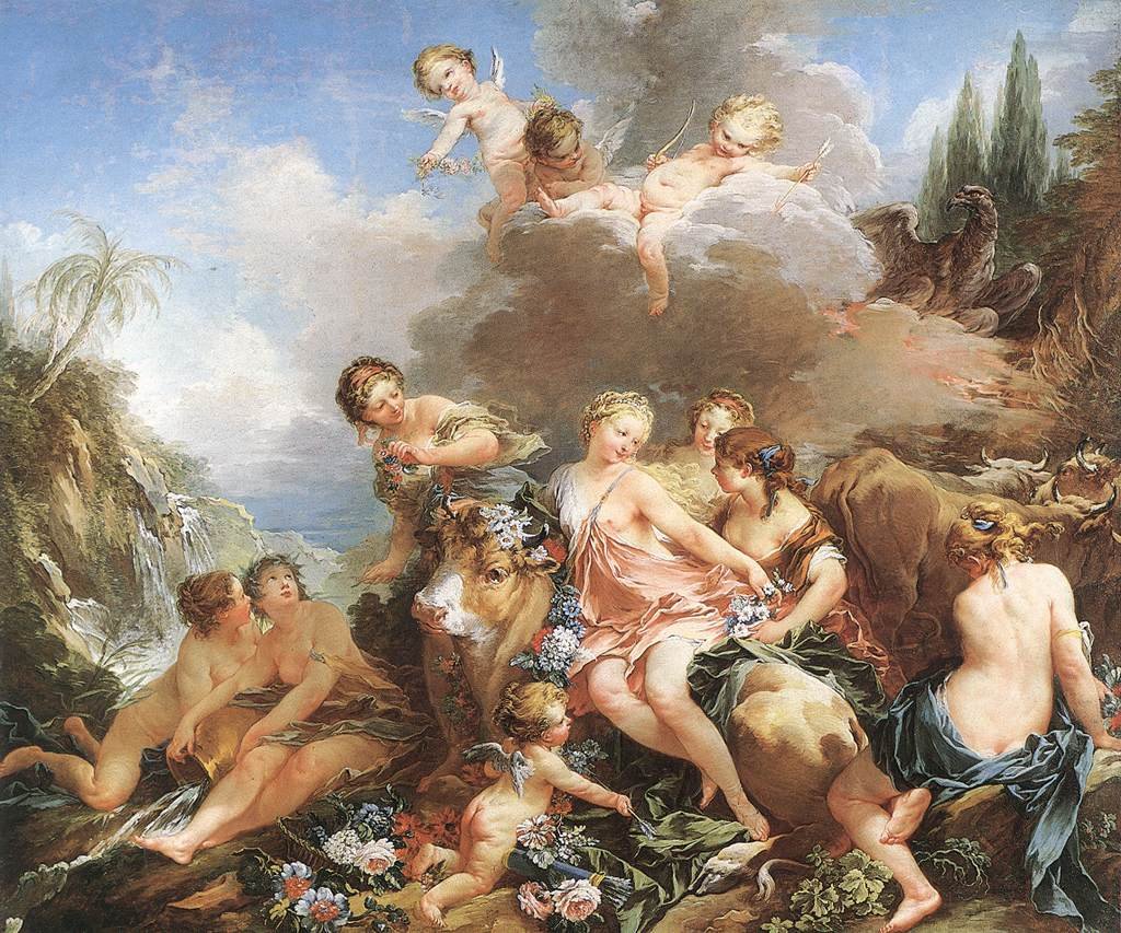 Europan raiskaus tekijältä François Boucher