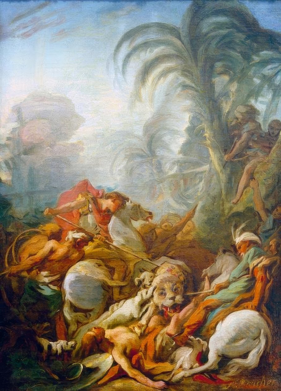 Tigerjagd tekijältä François Boucher