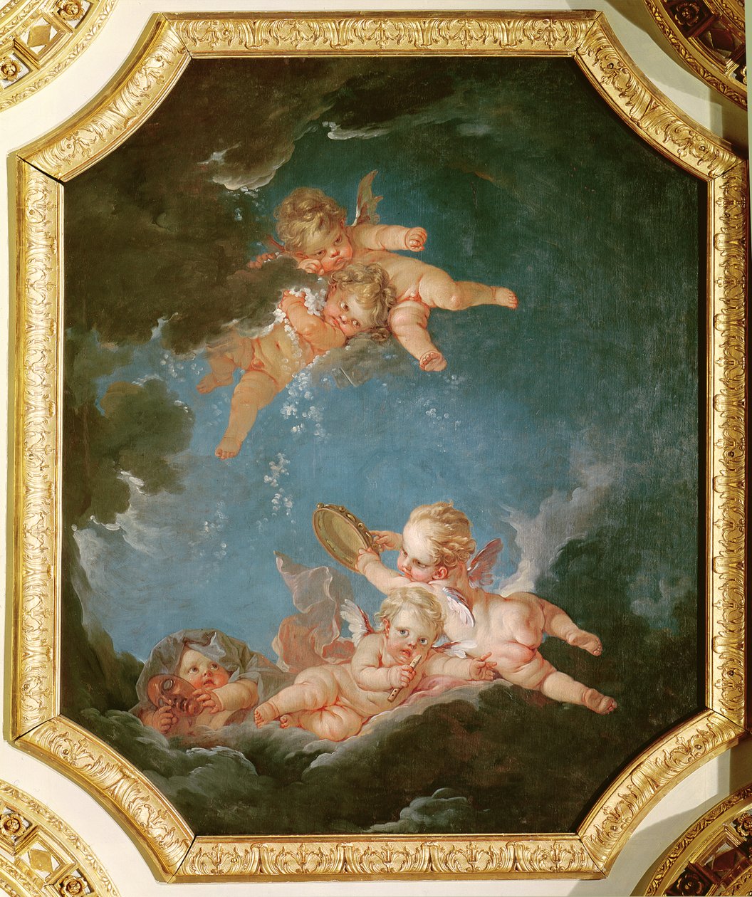 Talvi, sarjasta Four Seasons in Salle du Conseil tekijältä François Boucher