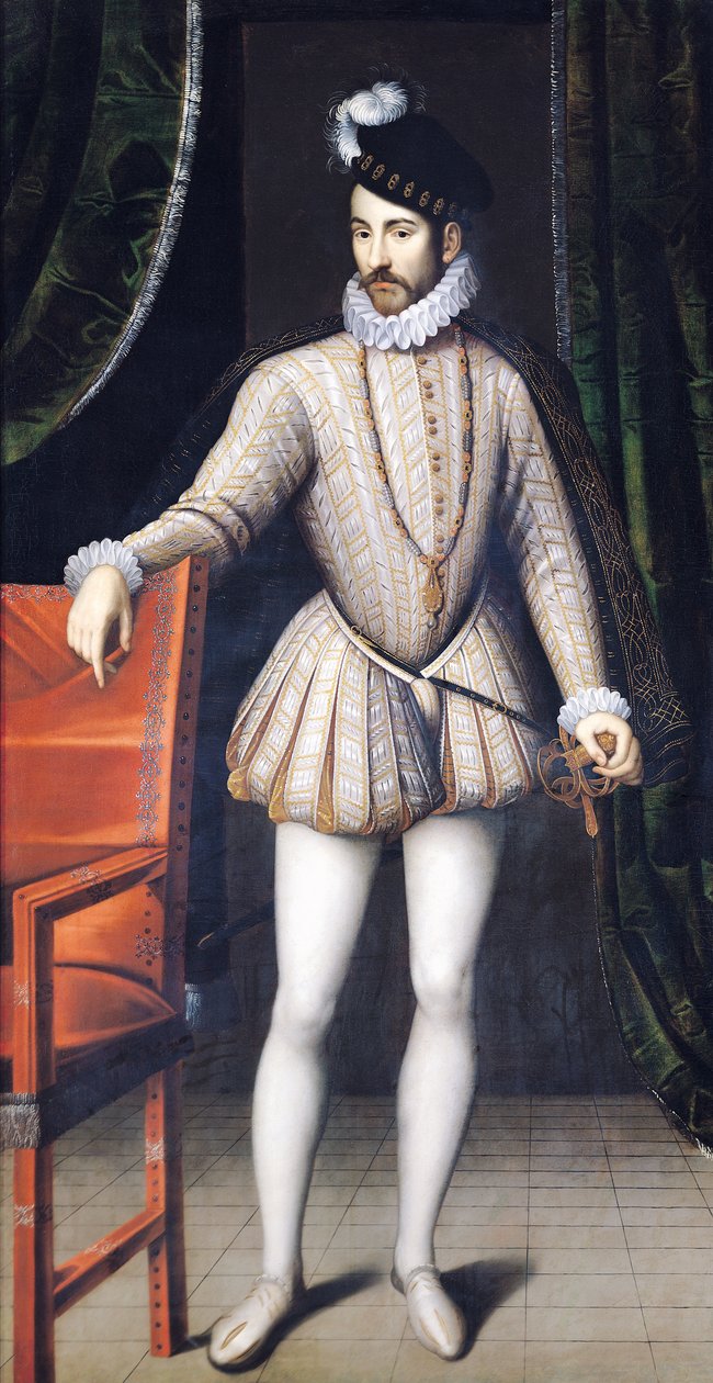 Kaarle IX (1550-74) Ranskan kuningas tekijältä François Clouet
