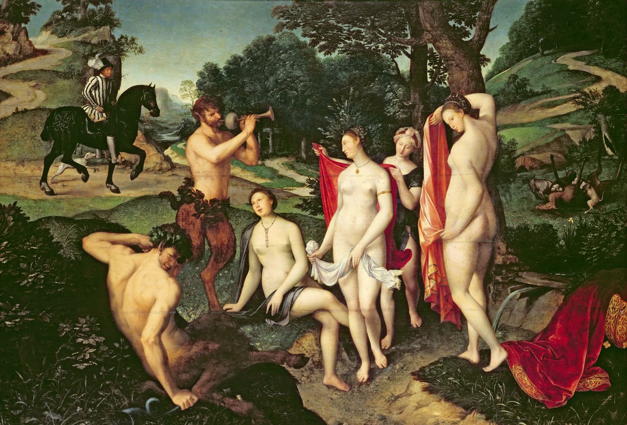 Diana Bathing, 1558-59 tekijältä François Clouet