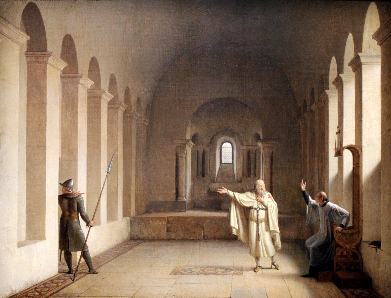 Jacques de Molay, temppeliritareiden suurmestari tekijältä François Fleury Richard