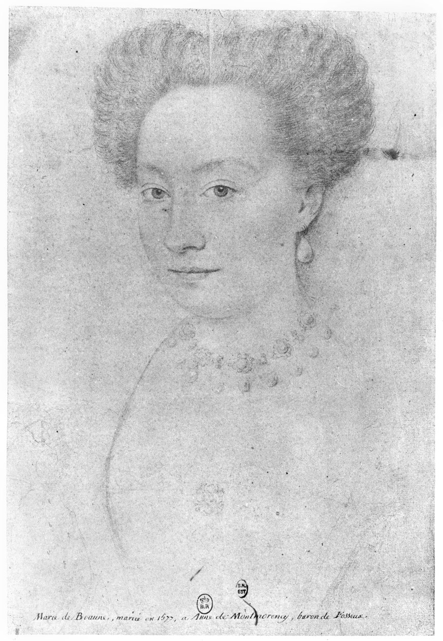 Francoise de Montmorency (s.1562) nimeltä "La belle Fosseuse" tekijältä François Quesnel
