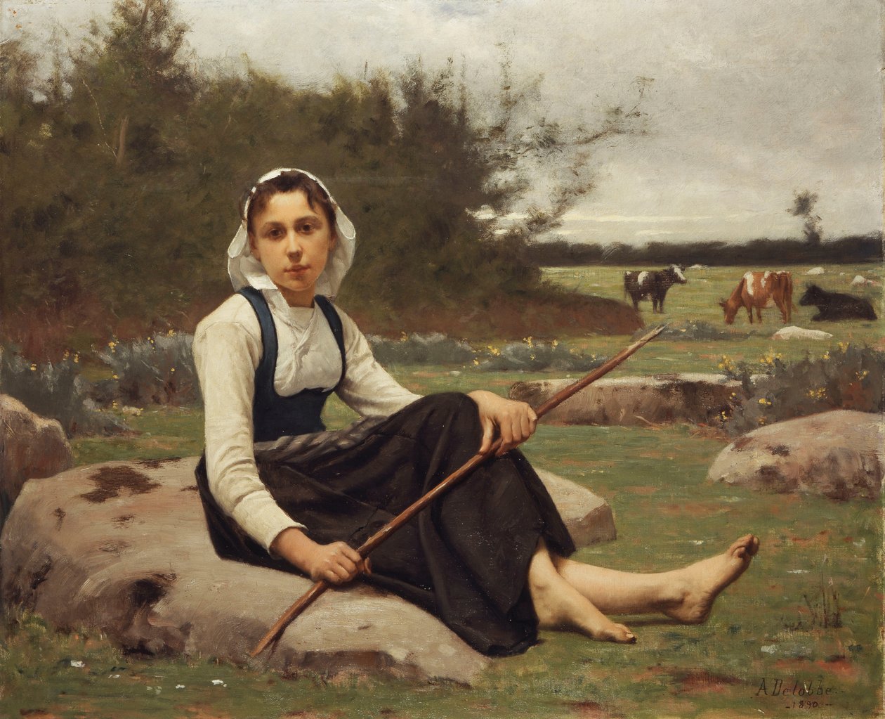 Paimentar, 1890 tekijältä François Alfred Delobbe