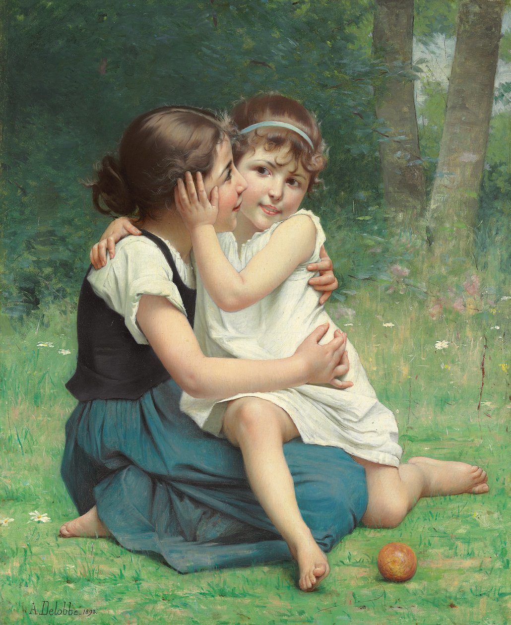 Sisarusrakkaus, 1892 tekijältä François Alfred Delobbe