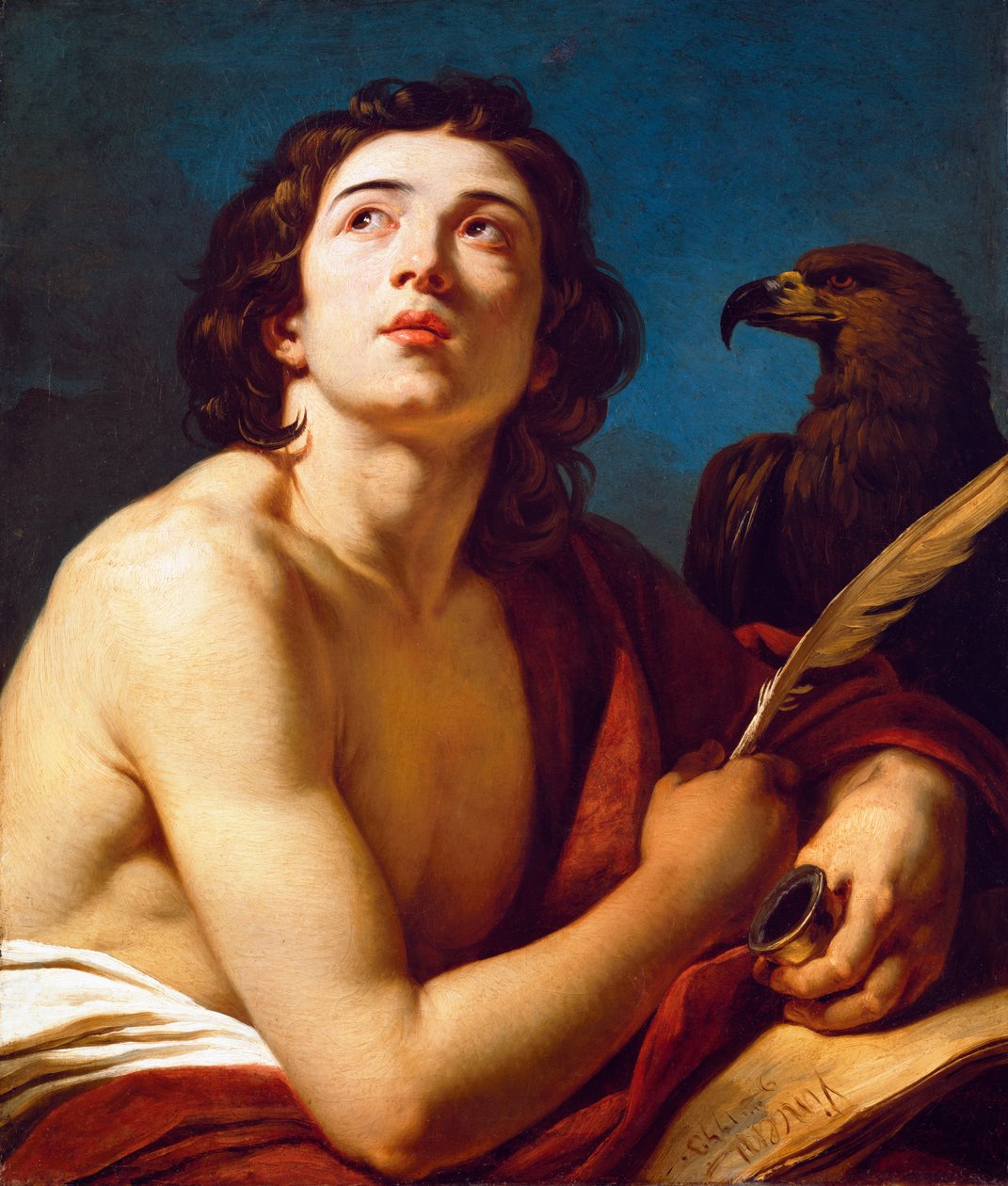Pyhä Johannes Evankelista, 1793 tekijältä François André Vincent