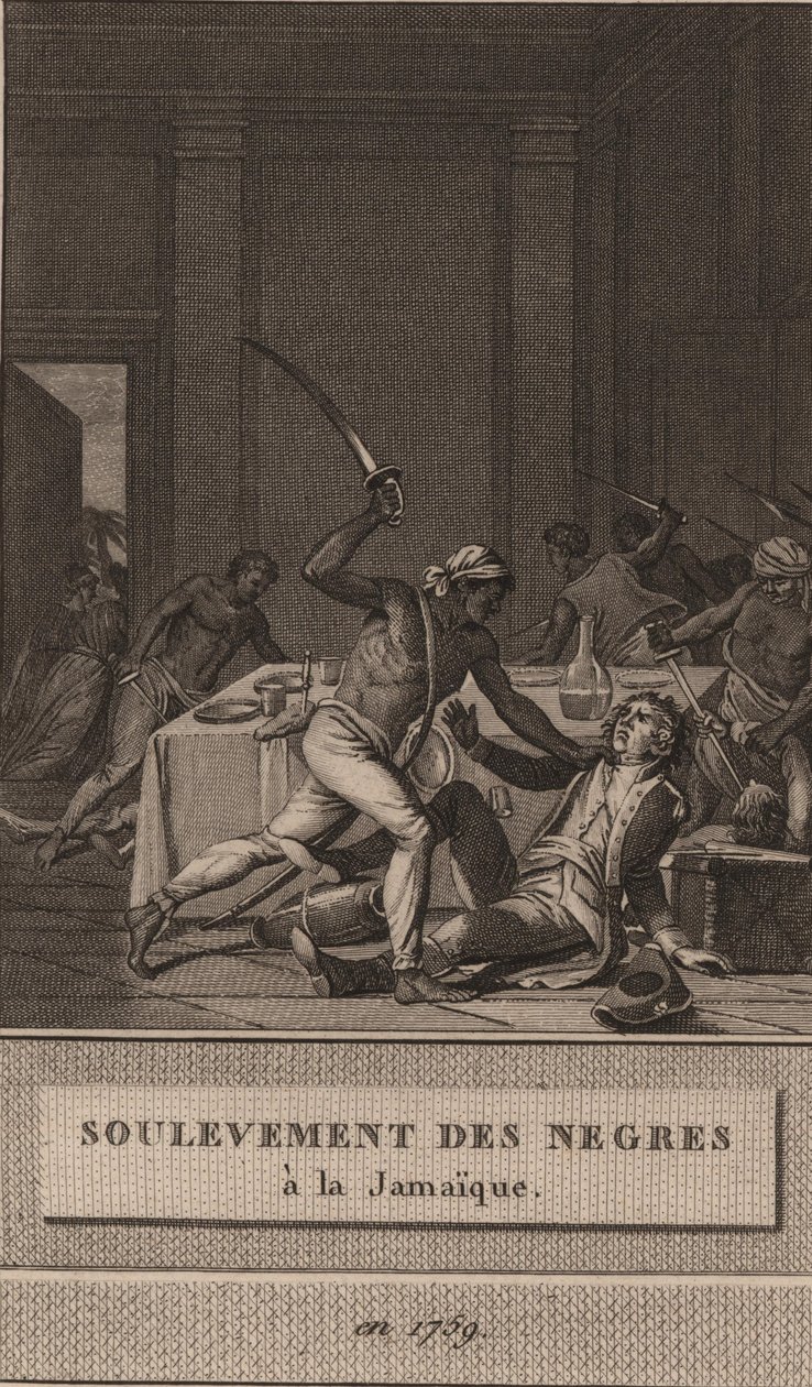 Mustien orjien kapina Jamaikalla 1760, 1800. tekijältä François Anne David