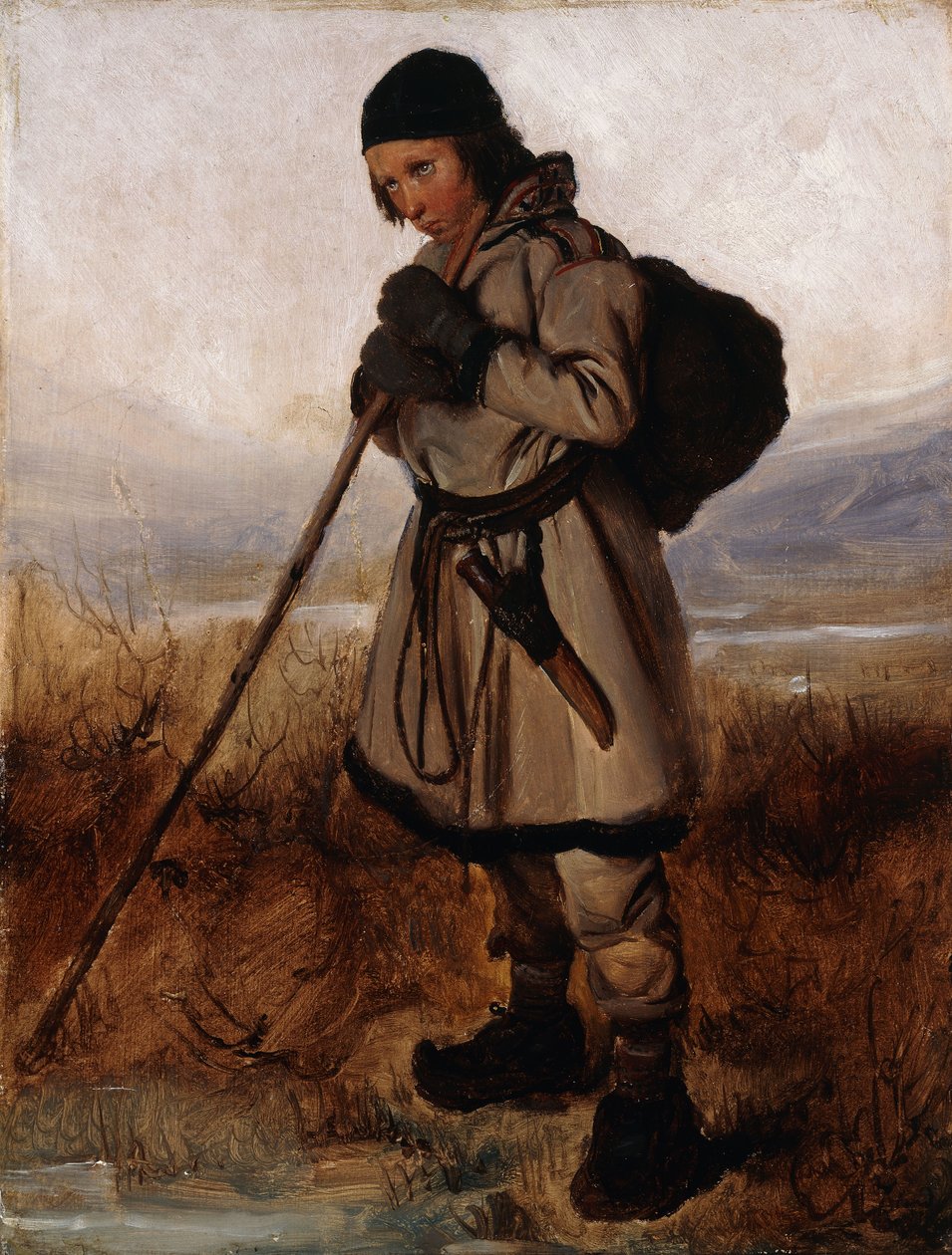 lappilainen, tekijältä François Auguste Biard