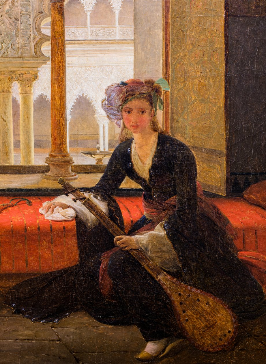 Sultana sisätiloissa (öljy kankaalle) tekijältä François Auguste Biard