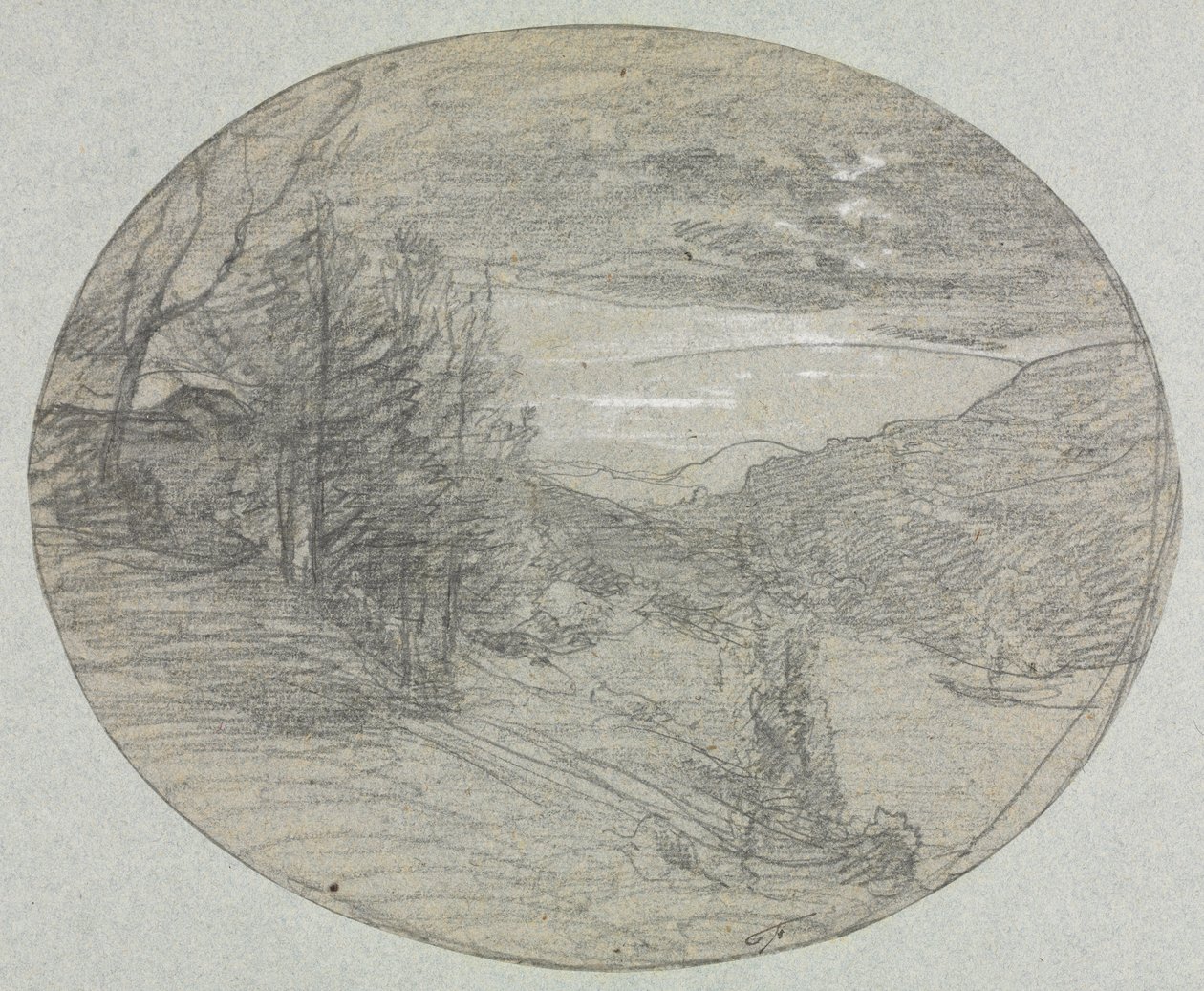 Maisema tekijältä François Auguste Ravier