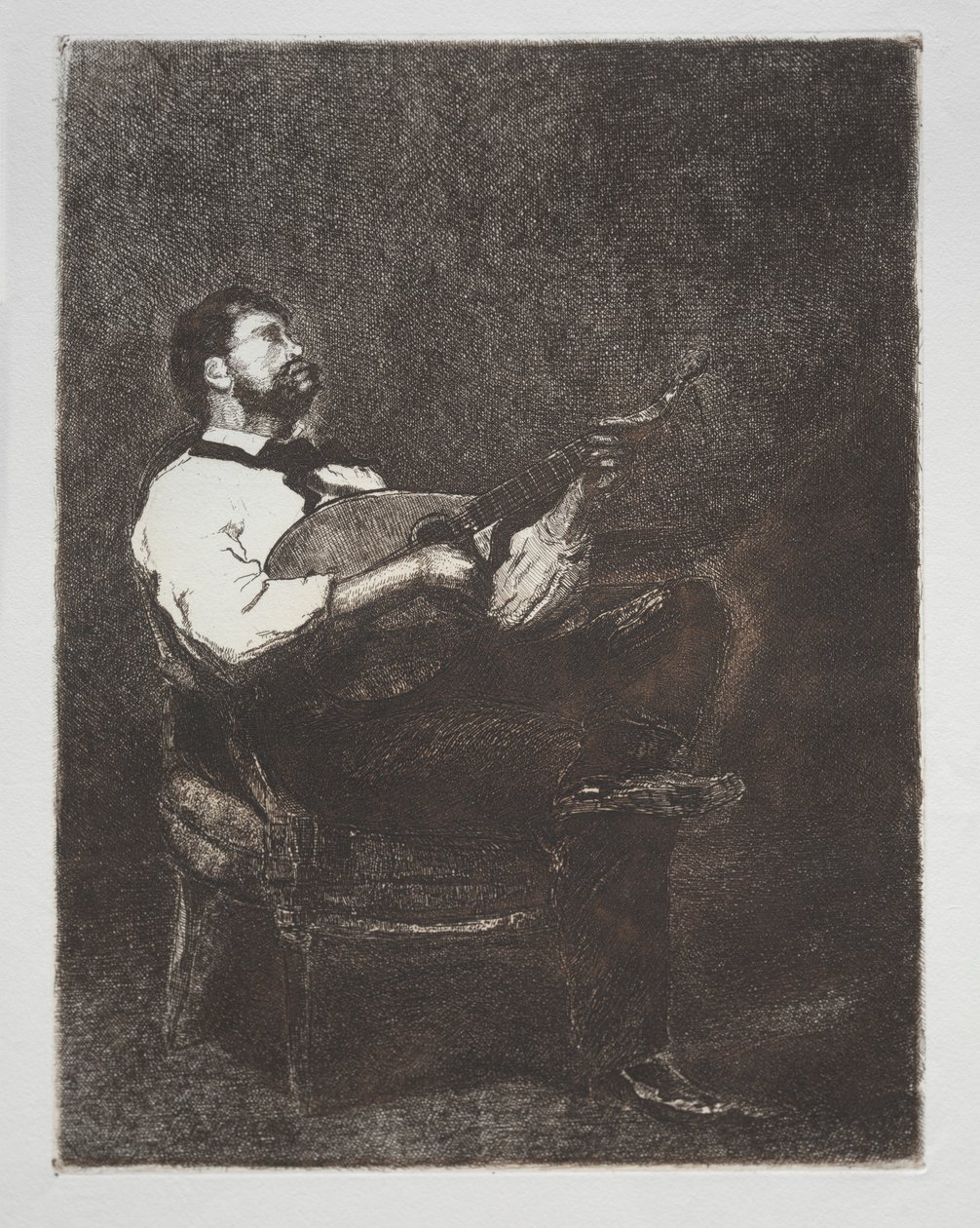 Kitaristi, 1861. tekijältä François Bonvin
