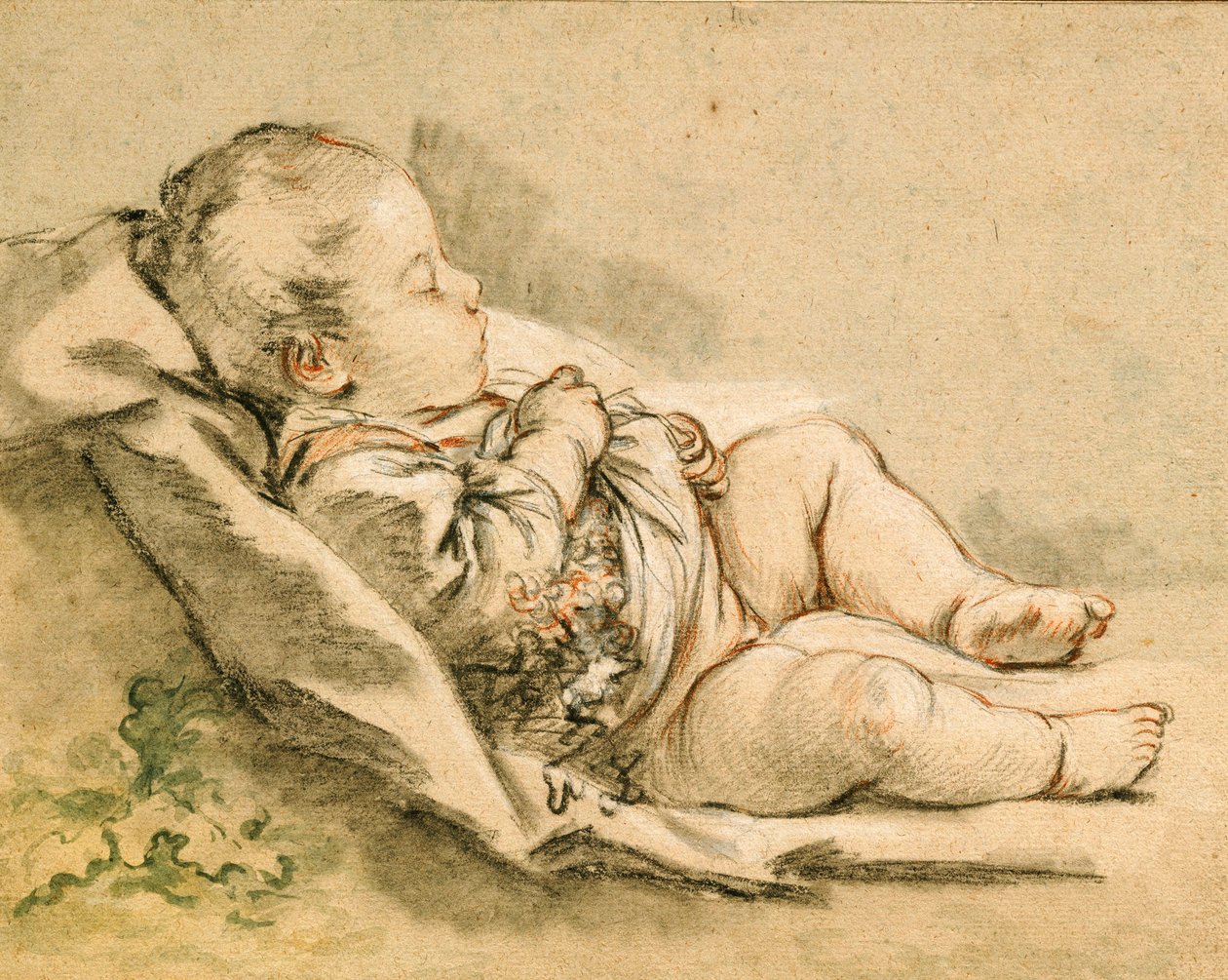 Nukkuva vauva tekijältä François Boucher