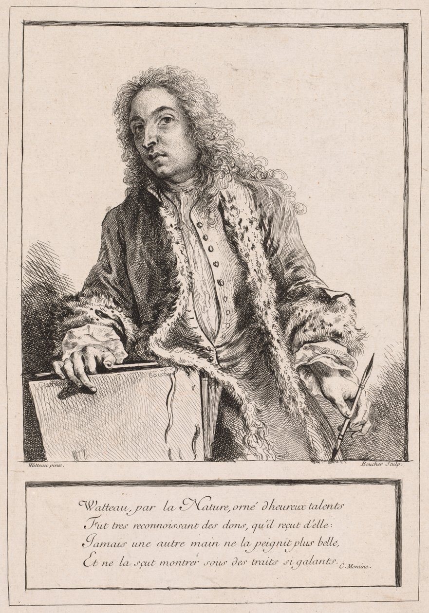 Antoine Watteau, n. 1727. tekijältä François Boucher