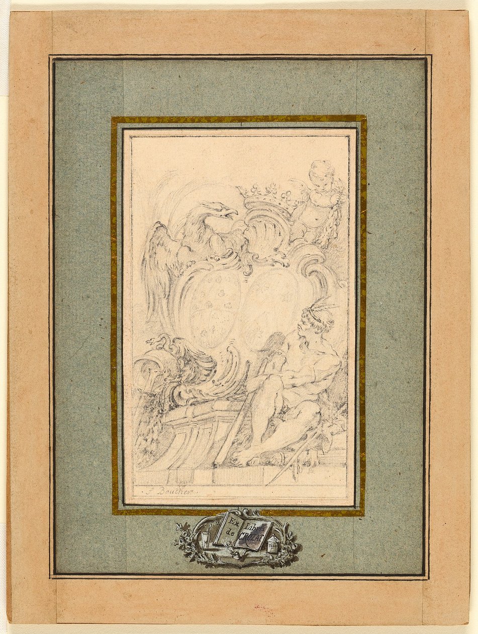 Armorial kirjakilpi Crozatille, Baron de Thiers tekijältä François Boucher
