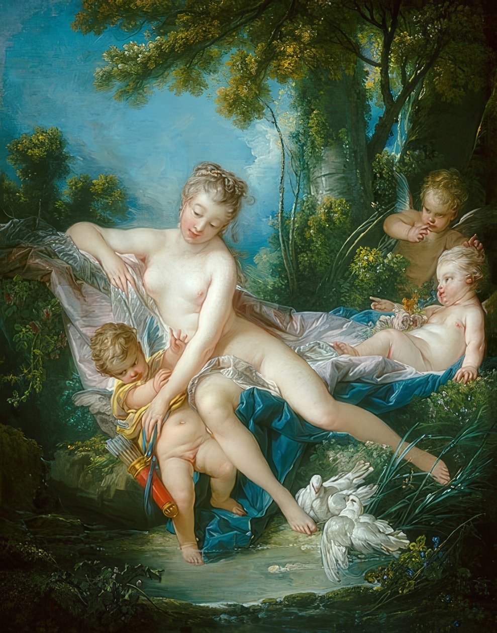 Venuksen kylpy. 1751 tekijältä François Boucher