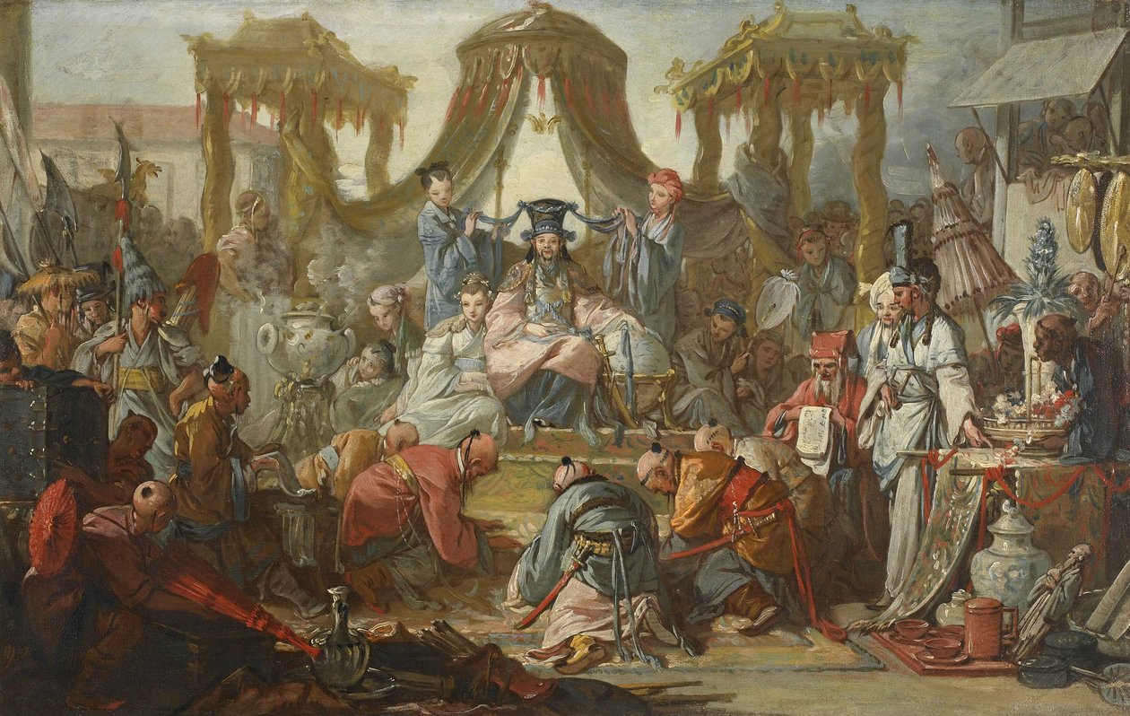 Boucher - Kiinan keisarin audienssi, 1742 noin tekijältä François Boucher