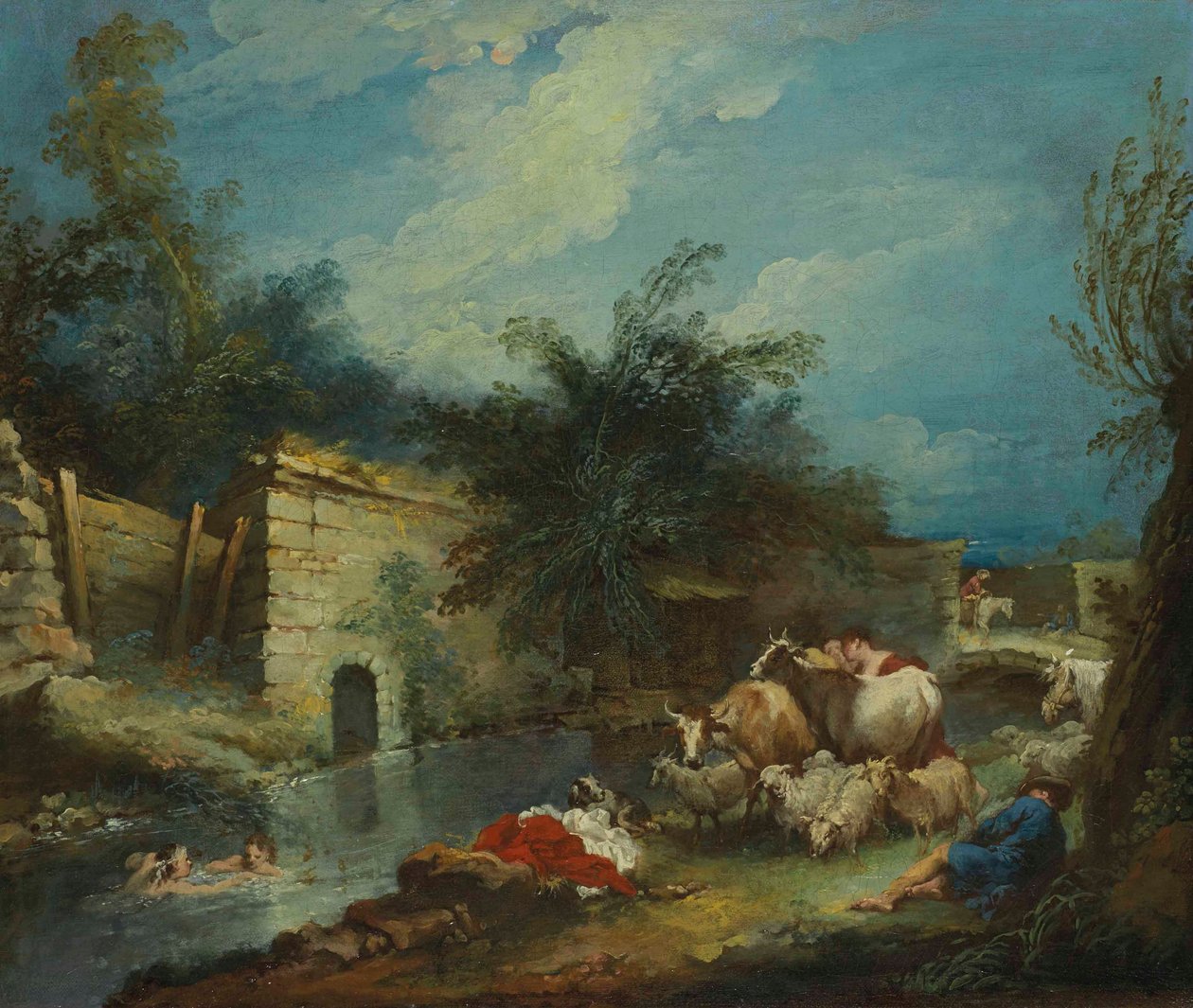 Boucher - Paimenten lepo - The Shepherds