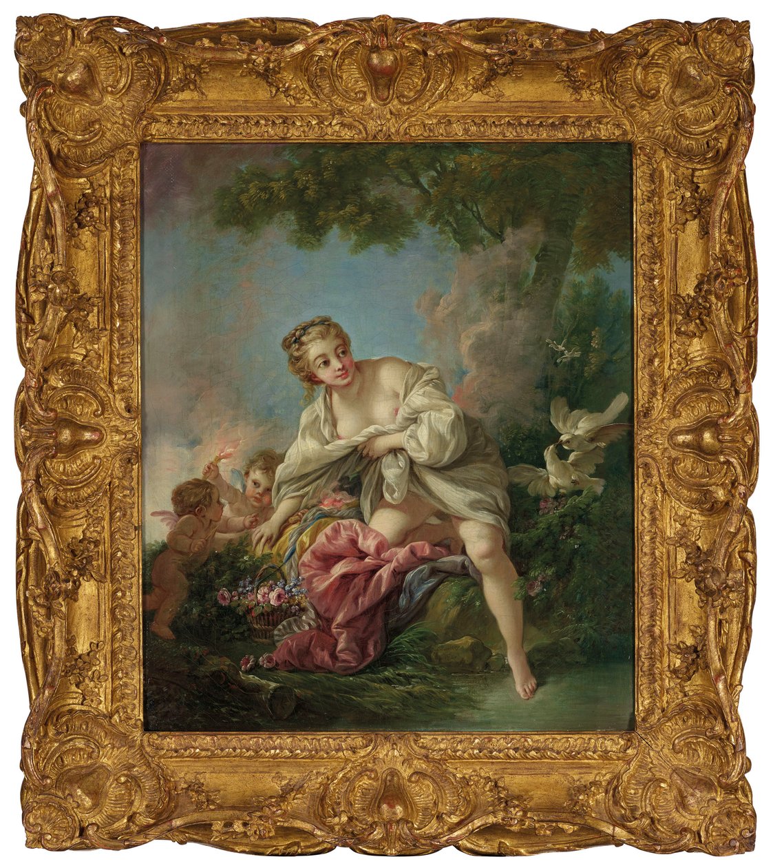 Boucher - Venus ja rakastavaiset, 1767 tekijältä François Boucher