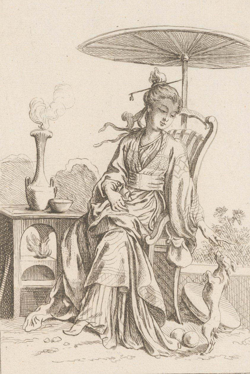 Kiinalainen nainen, 1738-45. tekijältä François Boucher