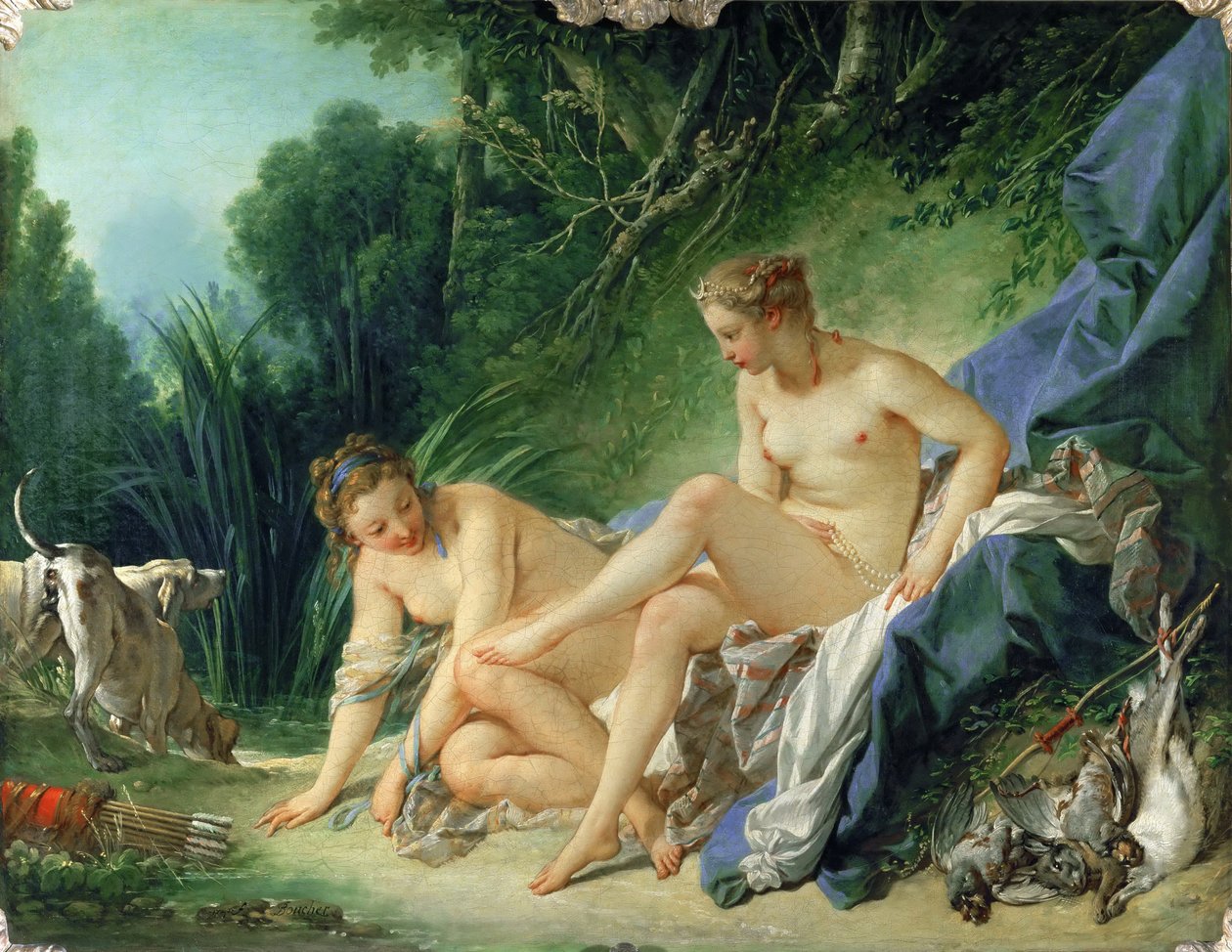 Diana kylvyn jälkeen tekijältä François Boucher
