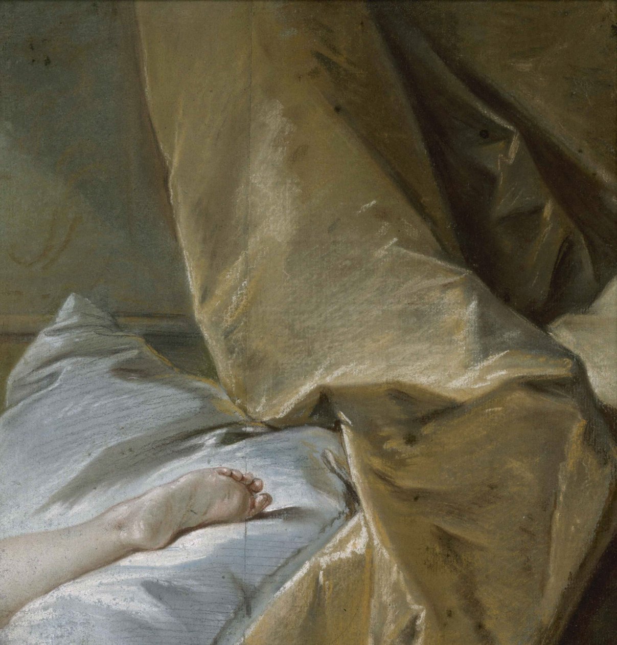 Jalkatutkimus blondille Odalisquelle, n. 1751. tekijältä François Boucher