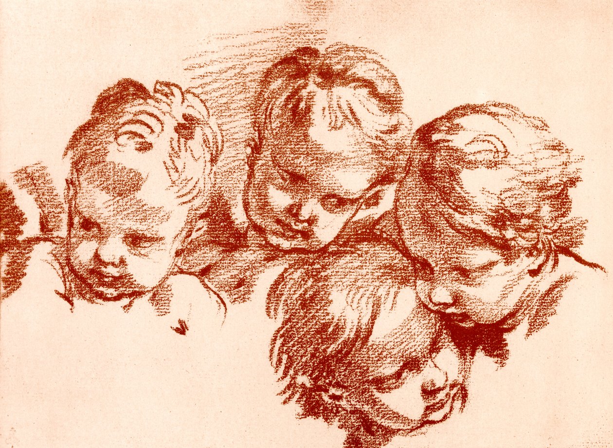 Neljä tutkimusta lasten päistä tekijältä François Boucher