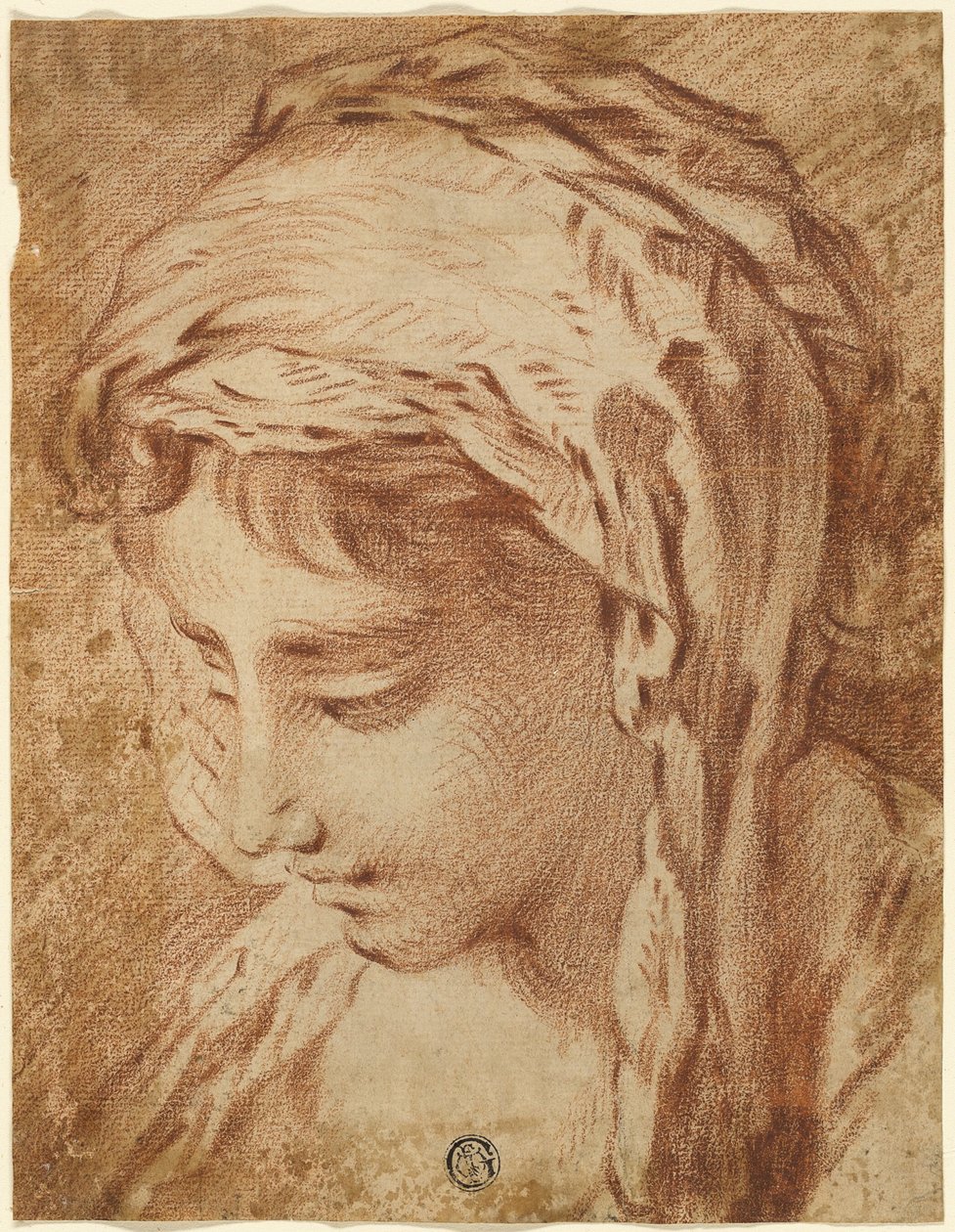 Naisen pää tekijältä François Boucher