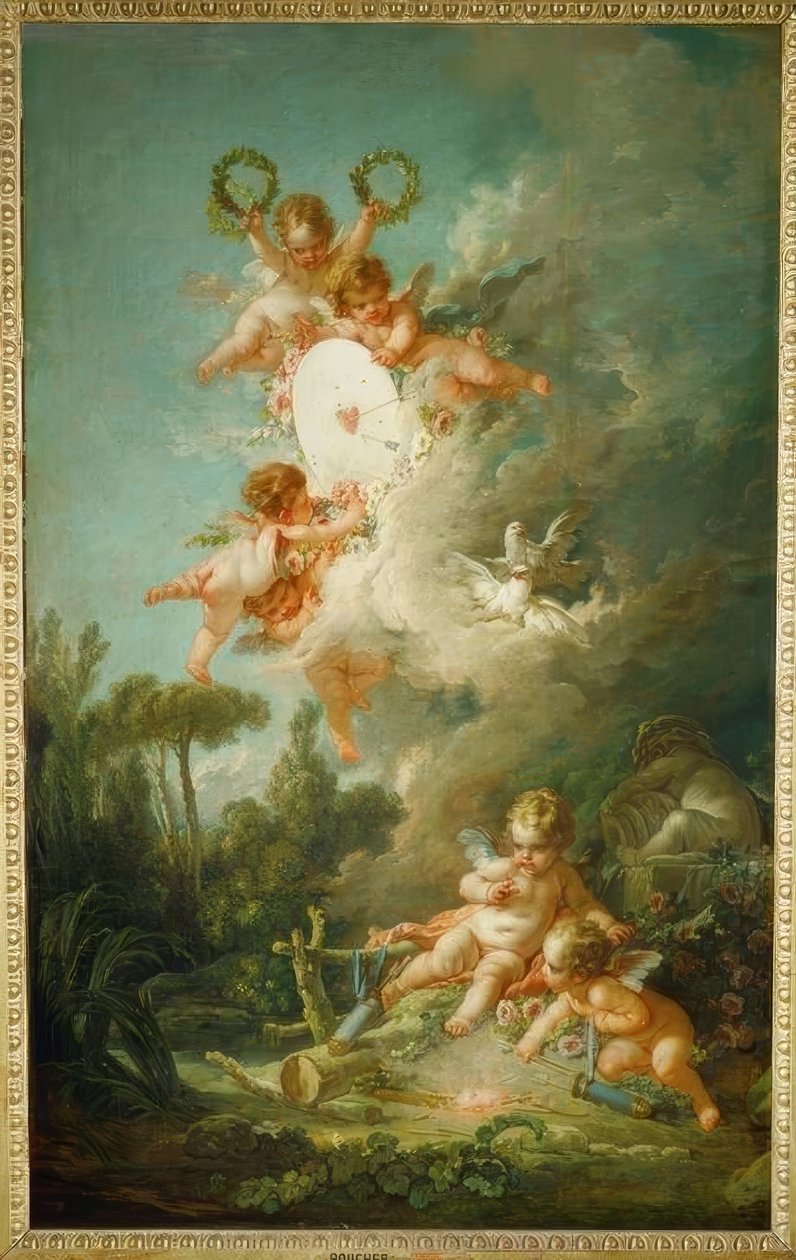 La cible d’Amour tekijältä François Boucher