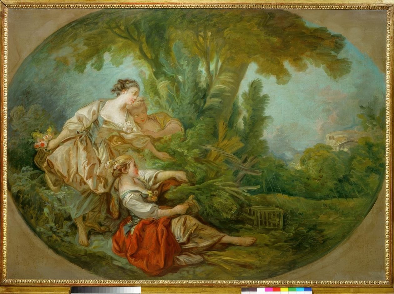 L’appeau, dit L’oiseau pris dans les filets tekijältä François Boucher