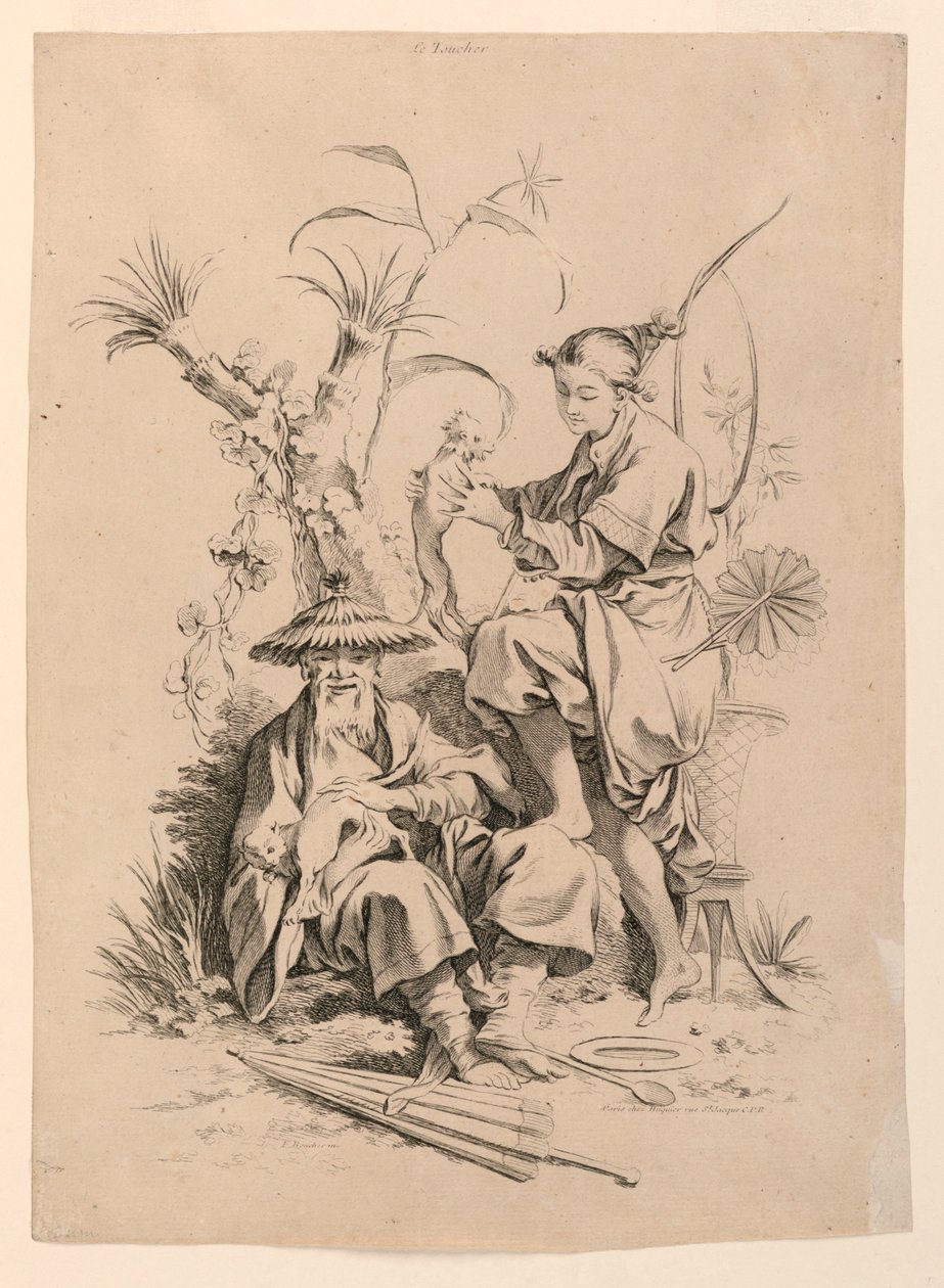 Le Toucher (Touch) sarjasta Les Cinq Senses (The Five Senses) tekijältä François Boucher