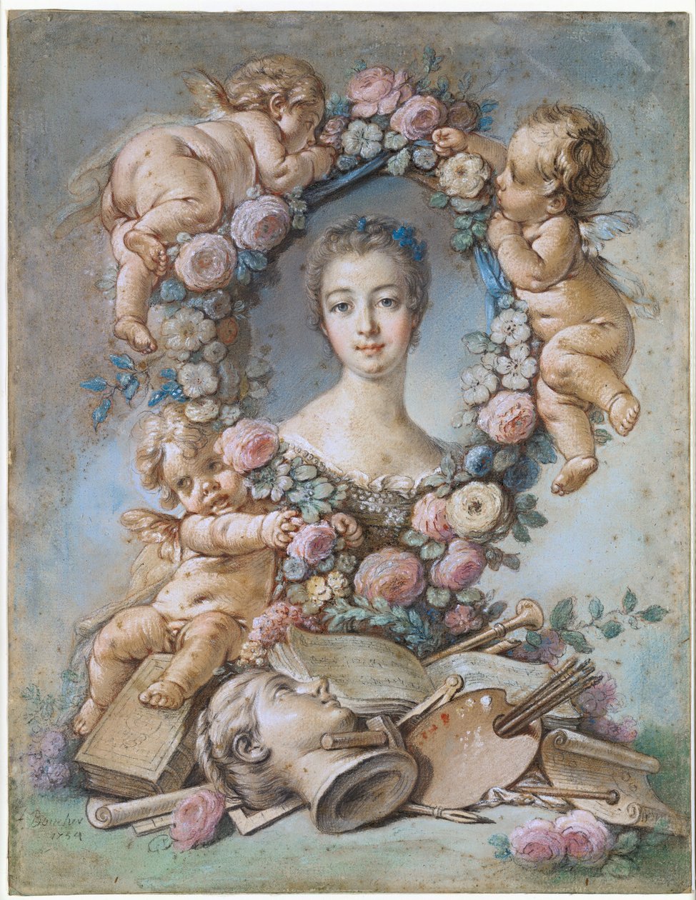 Madame de Pompadour tekijältä François Boucher