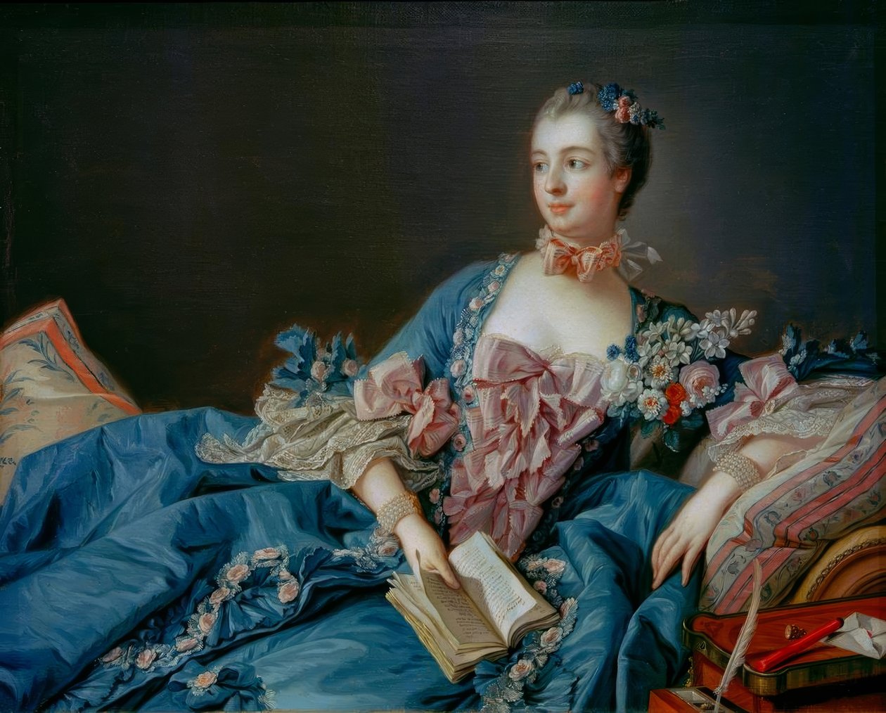 Madame de Pompadour tekijältä François Boucher