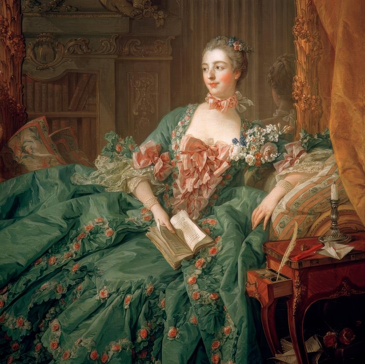Madame de Pompadour tekijältä François Boucher