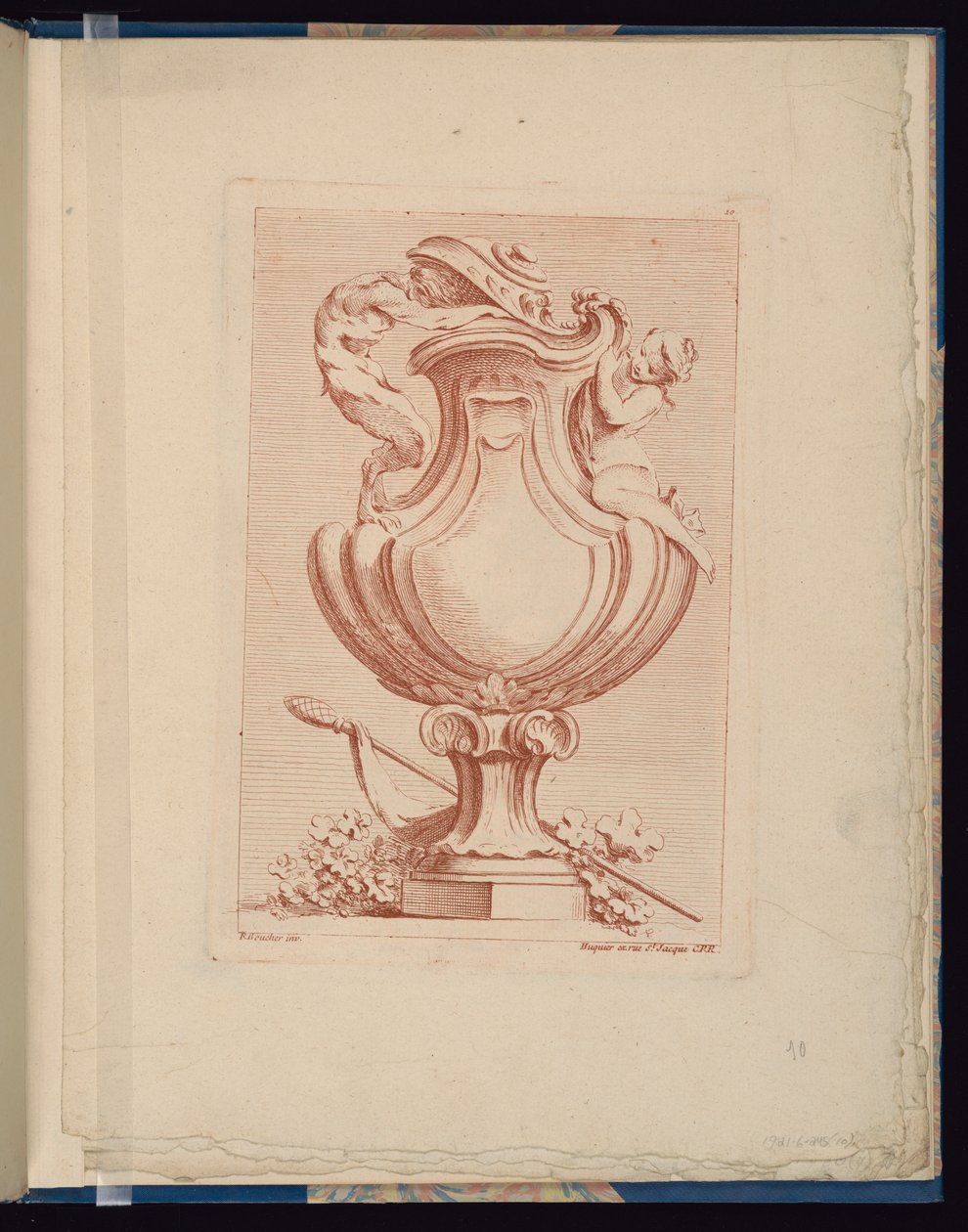 Lauta 10, Livre de vases (Maljakoiden kirja) tekijältä François Boucher