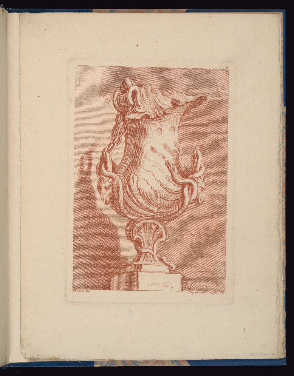 Lautas 4, Livre de vases (Maljakoiden kirja) tekijältä François Boucher