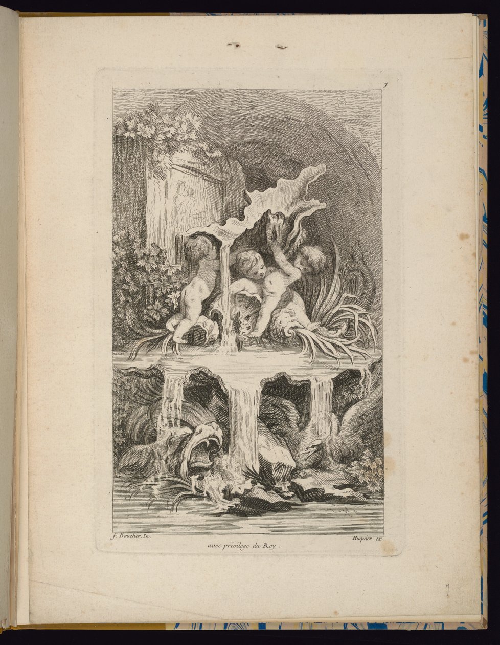 Levy 7, Receuil de Fontaines (suihkulähteiden kokoelma) tekijältä François Boucher
