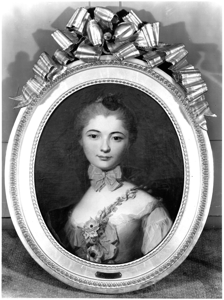 Choiseulin herttuatar Louise Honorine Crozat du Chatel (s.1737) muotokuva tekijältä François Boucher