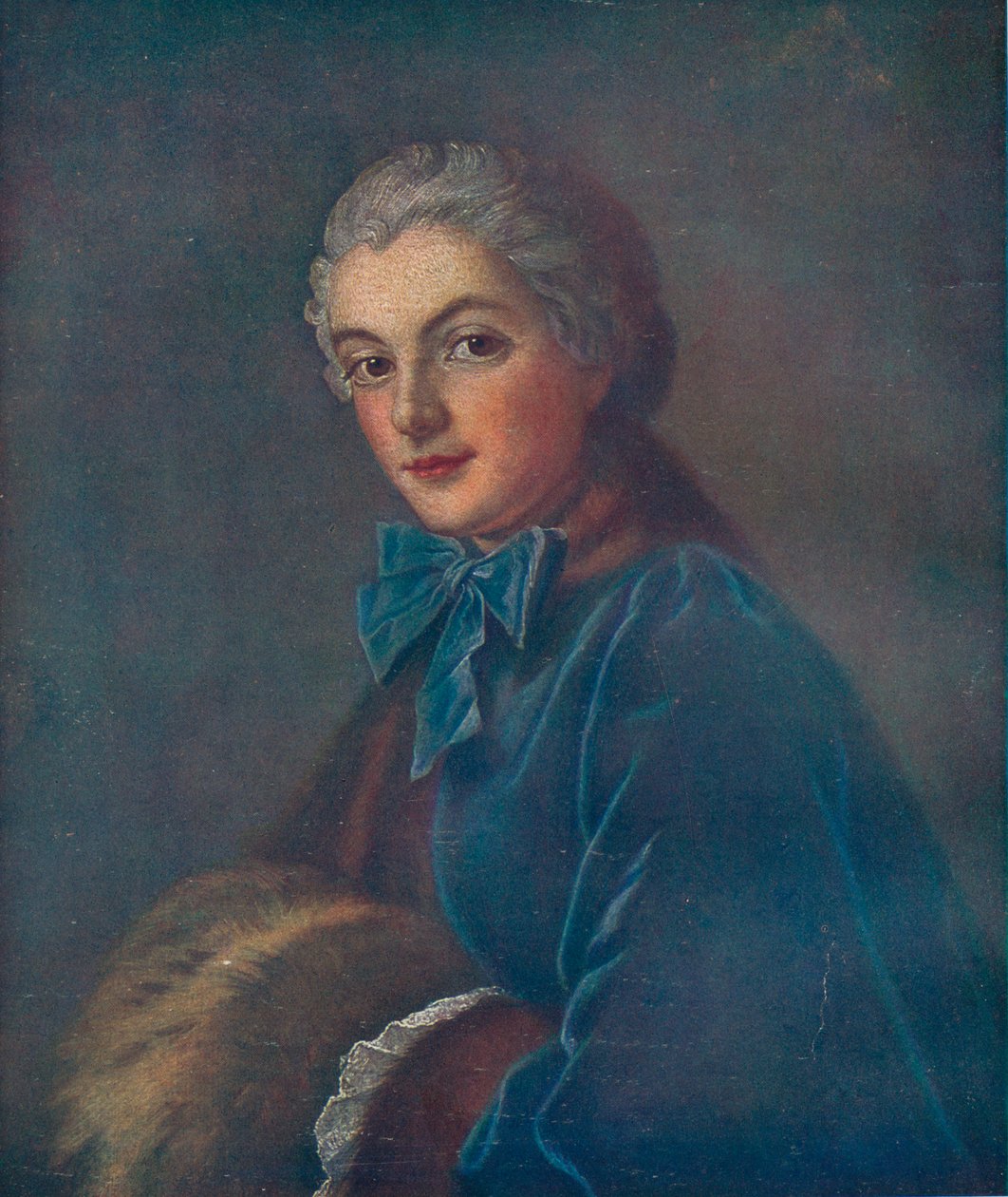 Nuoren naisen muotokuva, 1700-luku tekijältä François Boucher