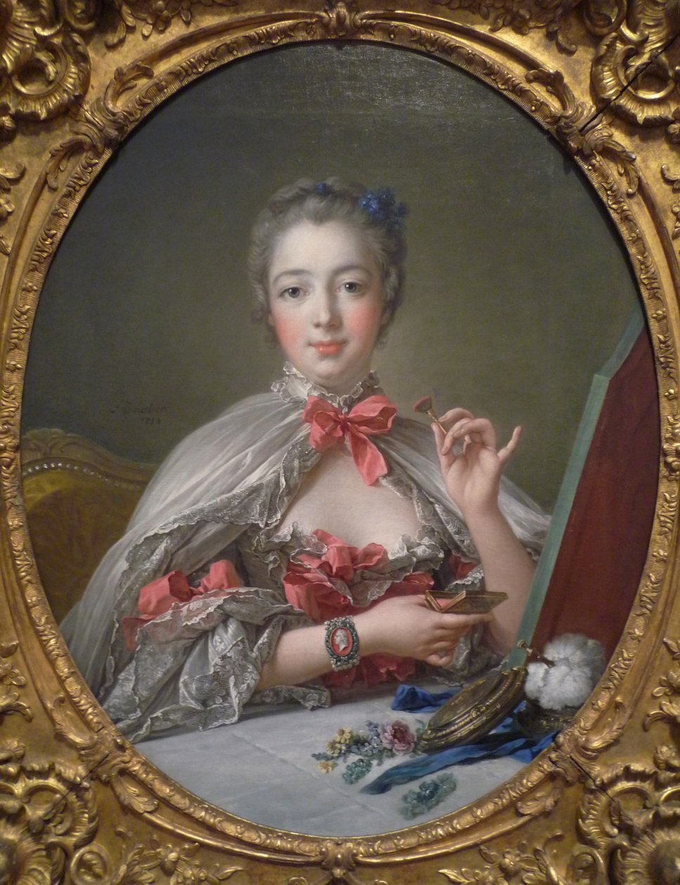 Markiisi de Pompadourin muotokuva 1721-1764, 1750 tekijältä François Boucher