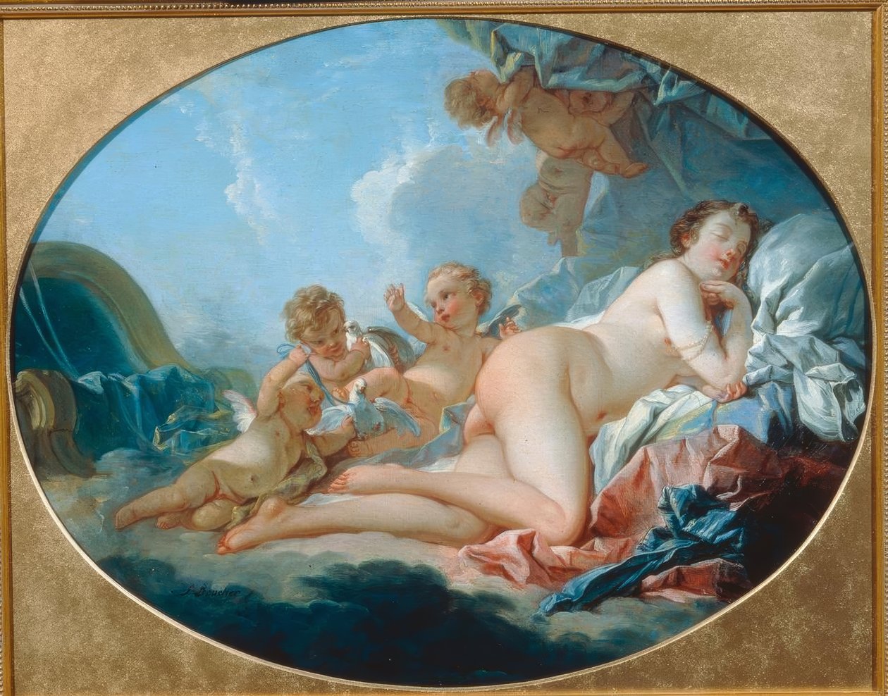 Schlafende Venus tekijältä François Boucher