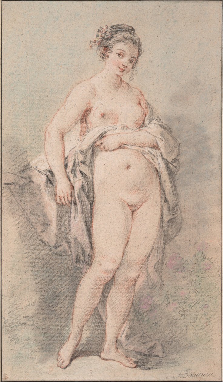 Seisova alaston tyttö tekijältä François Boucher