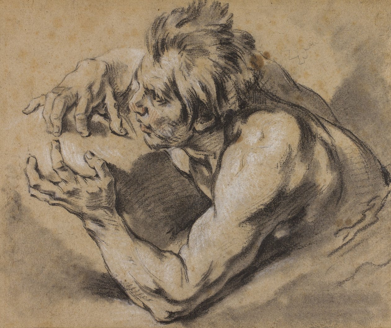 Tritonin tutkimus, 1748-53 tekijältä François Boucher
