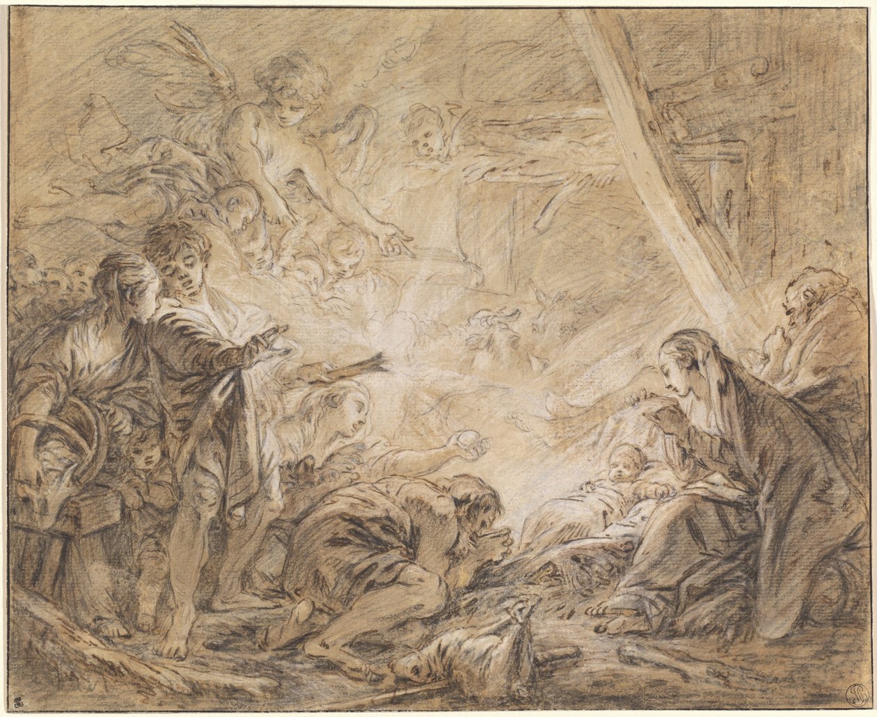 Paimenten palvonta tekijältä François Boucher