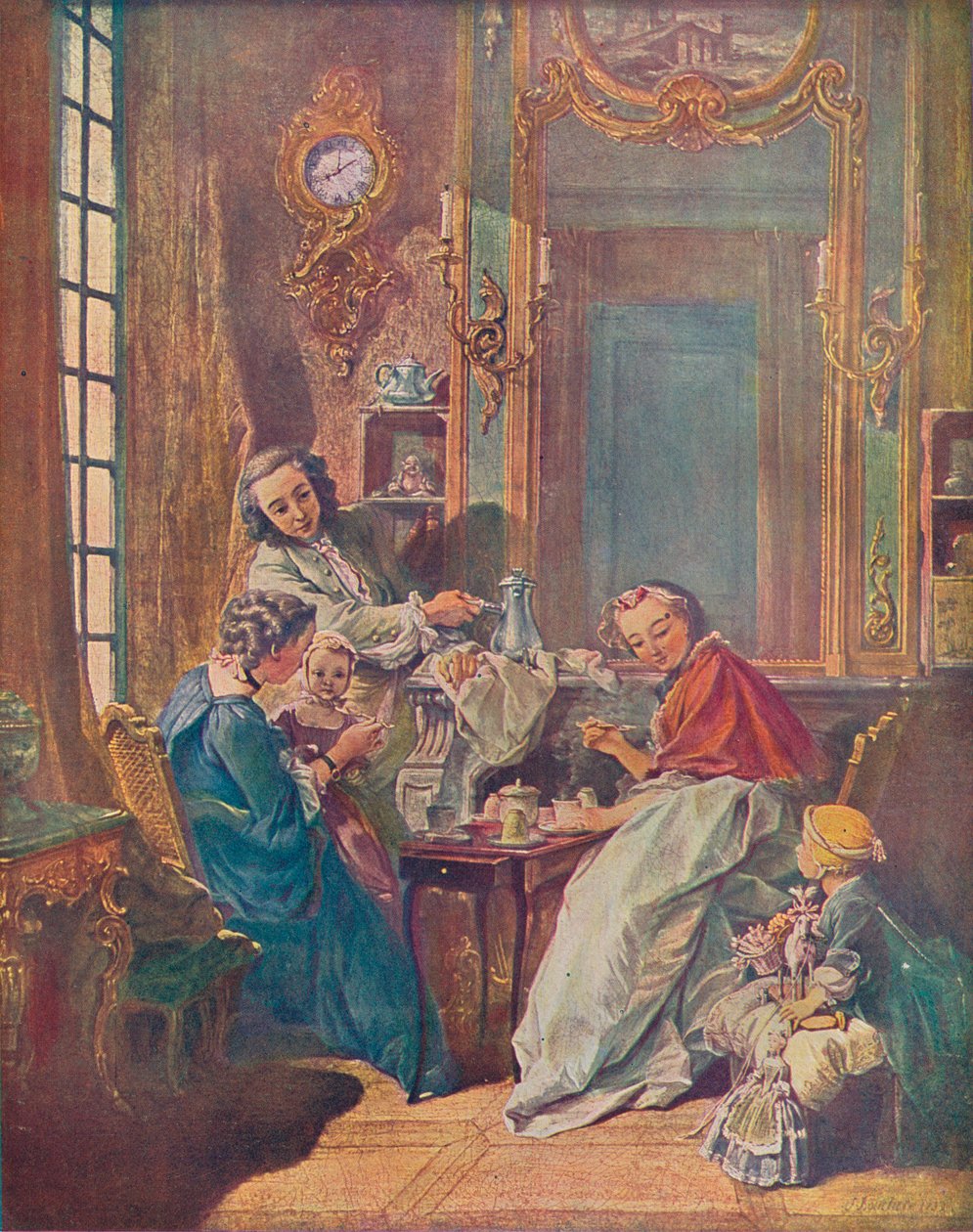 Iltapäivällinen, 1739 tekijältä François Boucher