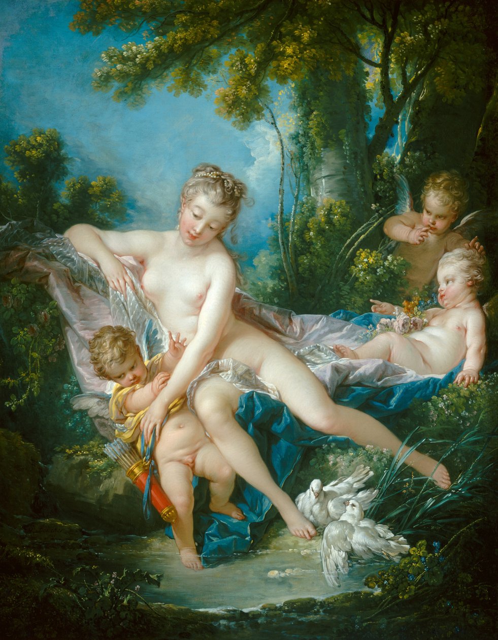 El bany de Venus, 1751. finlandès tekijältä François Boucher