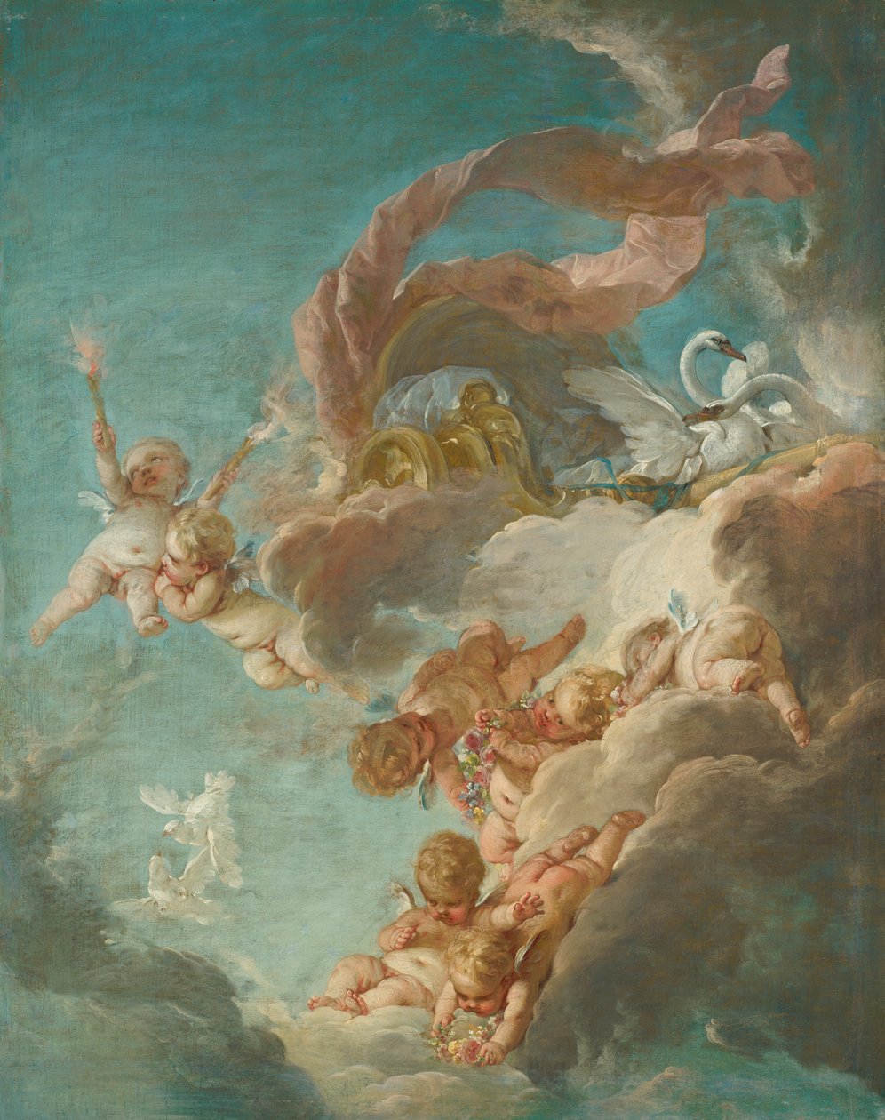 Venuksen vaunut tekijältä François Boucher