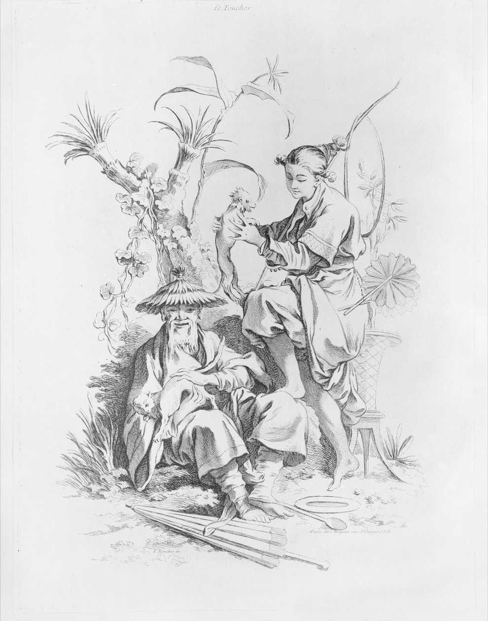 Viisi aistia, 1720-70. tekijältä François Boucher