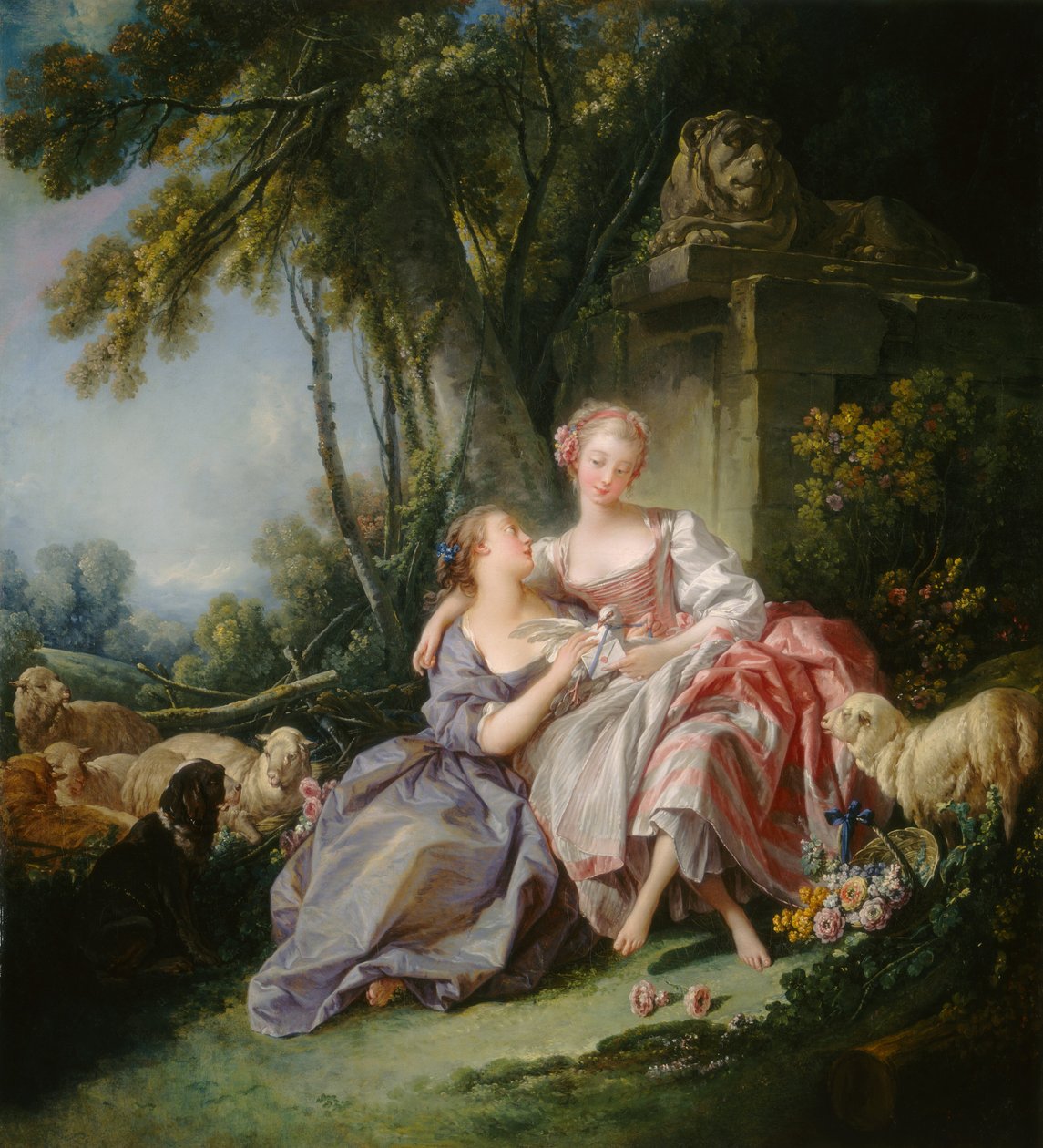 Rakkauskirje, 1750. tekijältä François Boucher