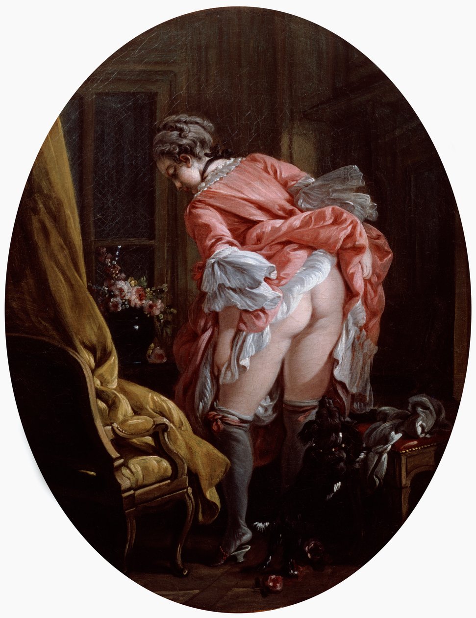 Korotettu hame, 1742 tekijältä François Boucher