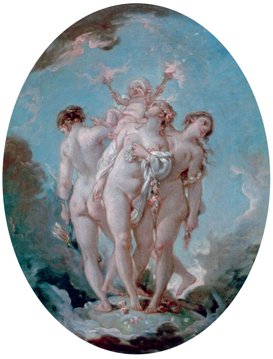 Kolme armoa, 1725-1770 tekijältä François Boucher